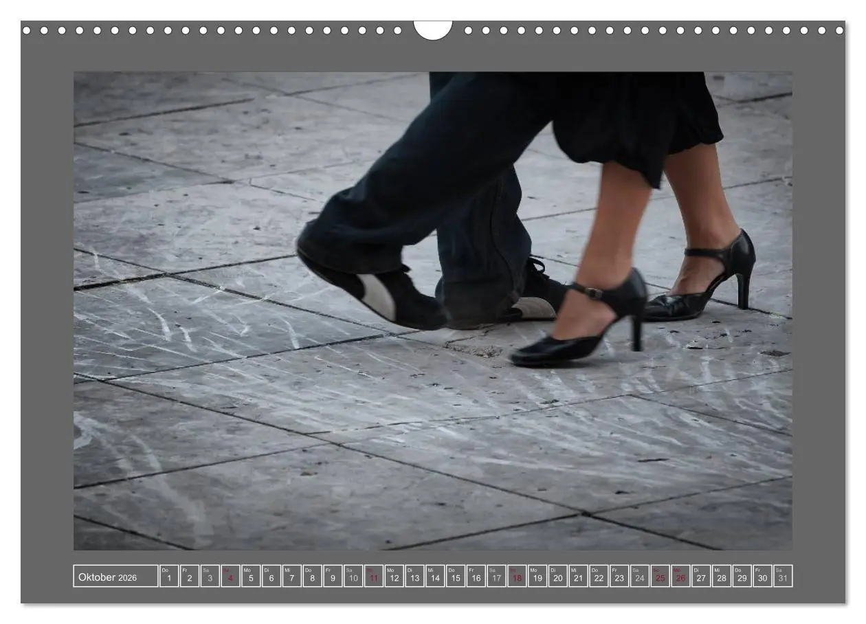Bild: 9783516150612 | Tango feet (Wandkalender 2026 DIN A3 quer), CALVENDO Monatskalender