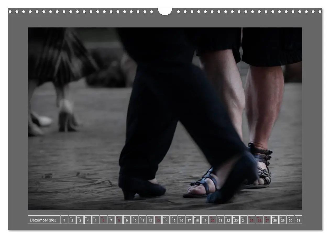 Bild: 9783516150612 | Tango feet (Wandkalender 2026 DIN A3 quer), CALVENDO Monatskalender