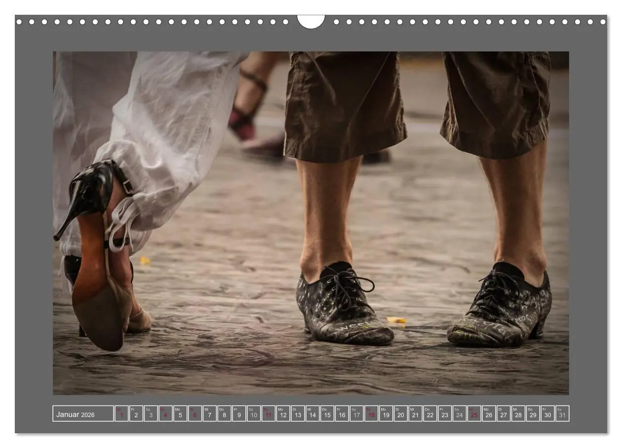 Bild: 9783516150612 | Tango feet (Wandkalender 2026 DIN A3 quer), CALVENDO Monatskalender