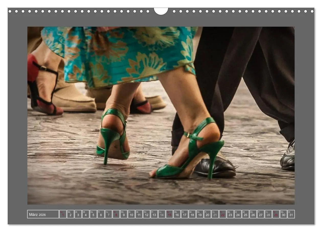 Bild: 9783516150612 | Tango feet (Wandkalender 2026 DIN A3 quer), CALVENDO Monatskalender