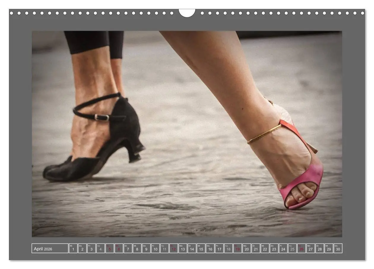 Bild: 9783516150612 | Tango feet (Wandkalender 2026 DIN A3 quer), CALVENDO Monatskalender
