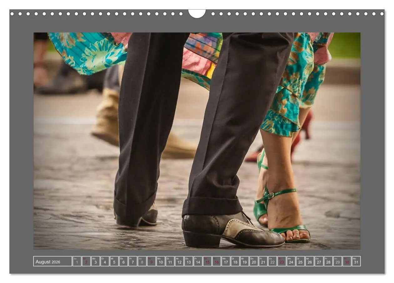 Bild: 9783516150612 | Tango feet (Wandkalender 2026 DIN A3 quer), CALVENDO Monatskalender