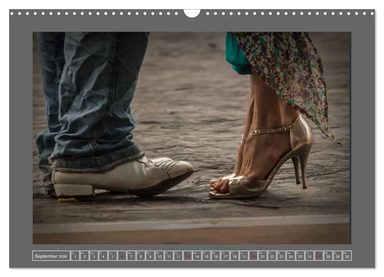 Bild: 9783516150612 | Tango feet (Wandkalender 2026 DIN A3 quer), CALVENDO Monatskalender