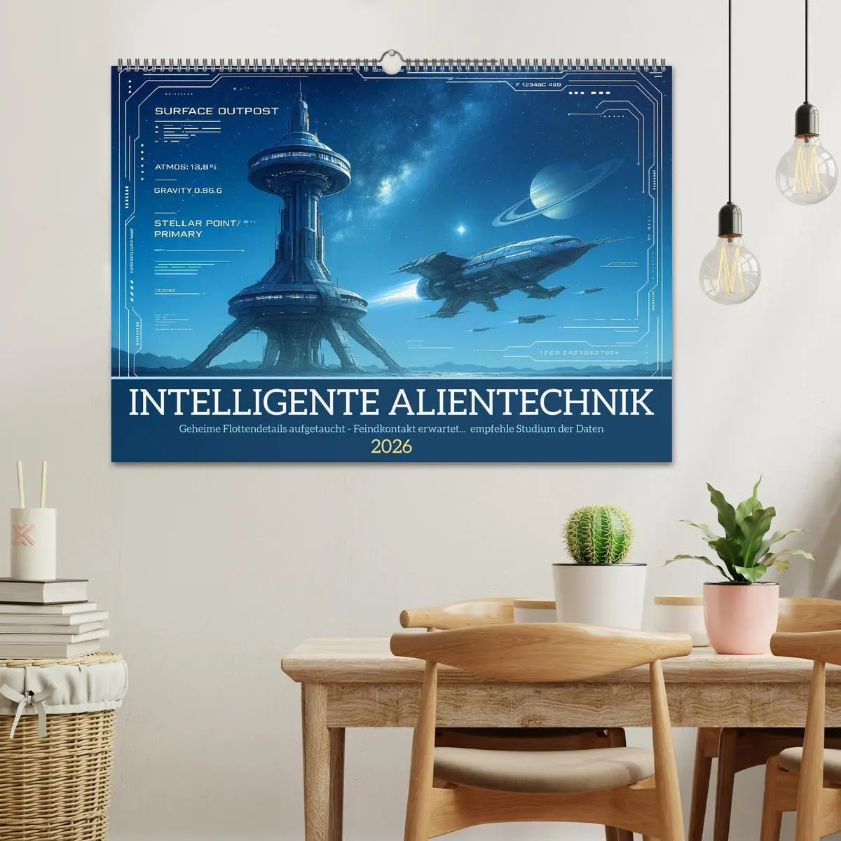 Bild: 9783516600612 | Intelligente Alientechnik (Wandkalender 2026 DIN A2 quer), CALVENDO...