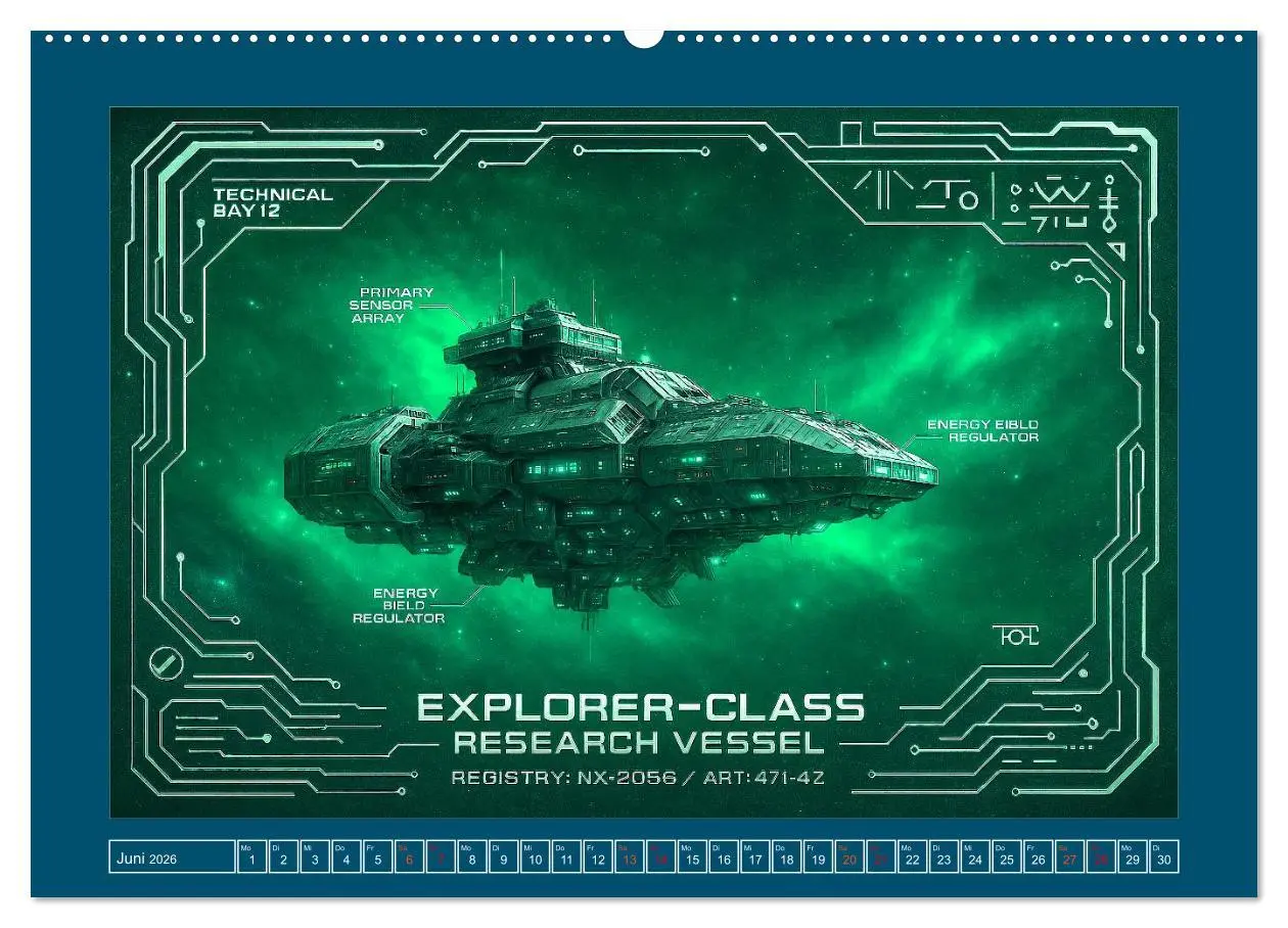 Bild: 9783516600612 | Intelligente Alientechnik (Wandkalender 2026 DIN A2 quer), CALVENDO...