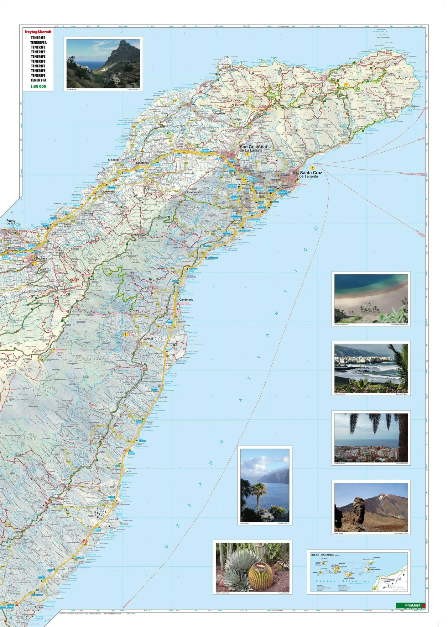 Bild: 9783707910612 | Teneriffa 1 : 50 000 | (Land-)Karte | Karte/Landkarte | Deutsch | 2009