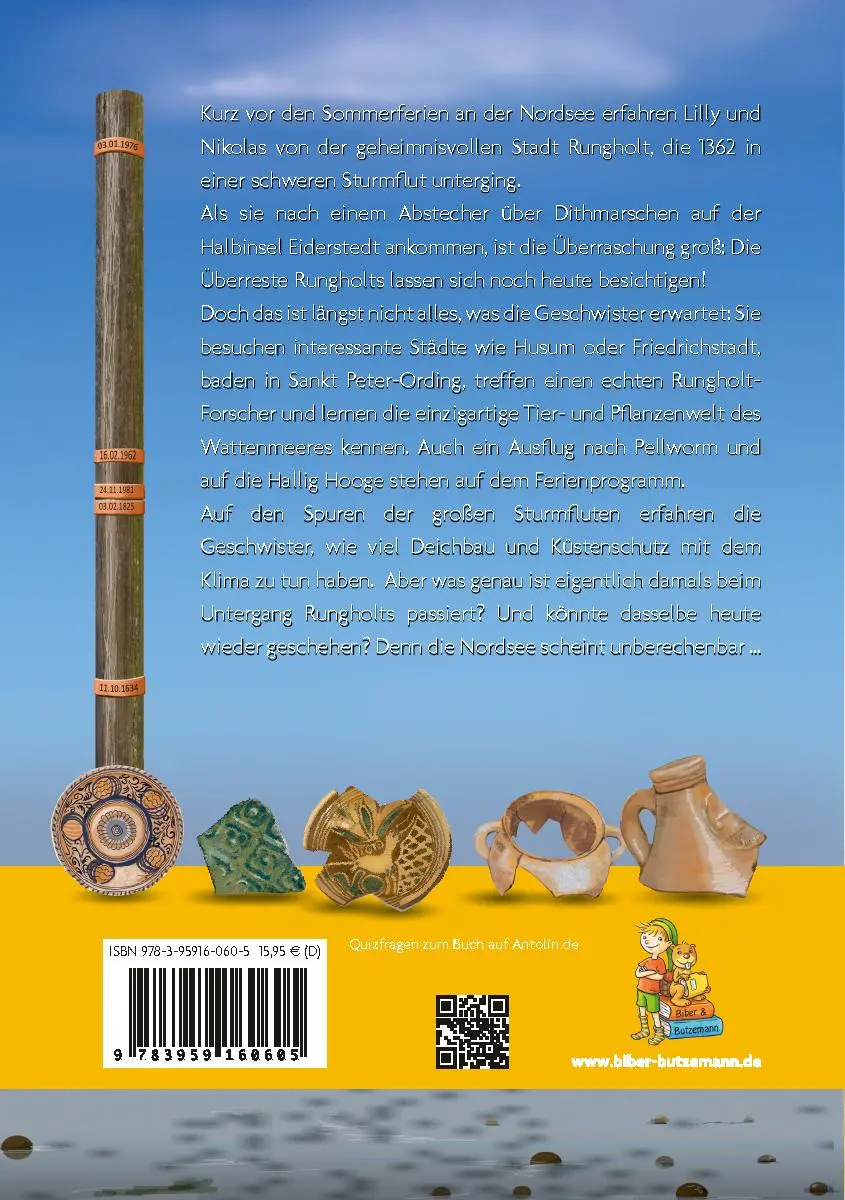 Rückseite: 9783959160612 | Das Geheimnis von Rungholt | Nicole Grom | Buch | Lilly und Nikolas