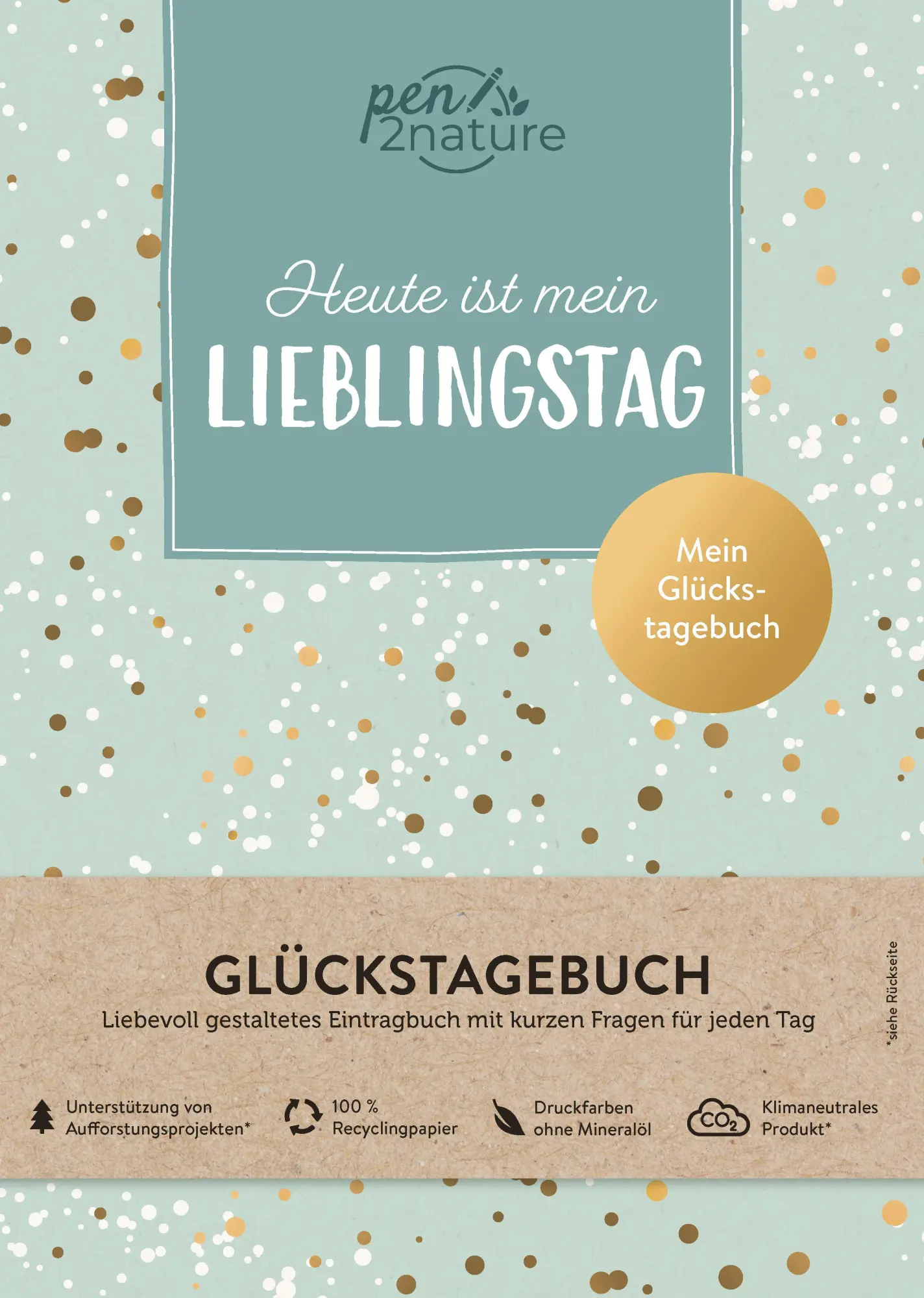 Cover: 9783987640612 | Heute ist mein Lieblingstag I Mein Glückstagebuch I Journal in A5,...