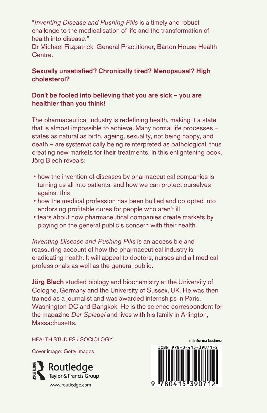 Rückseite: 9780415390712 | Inventing Disease and Pushing Pills | Jörg Blech | Taschenbuch | 2006