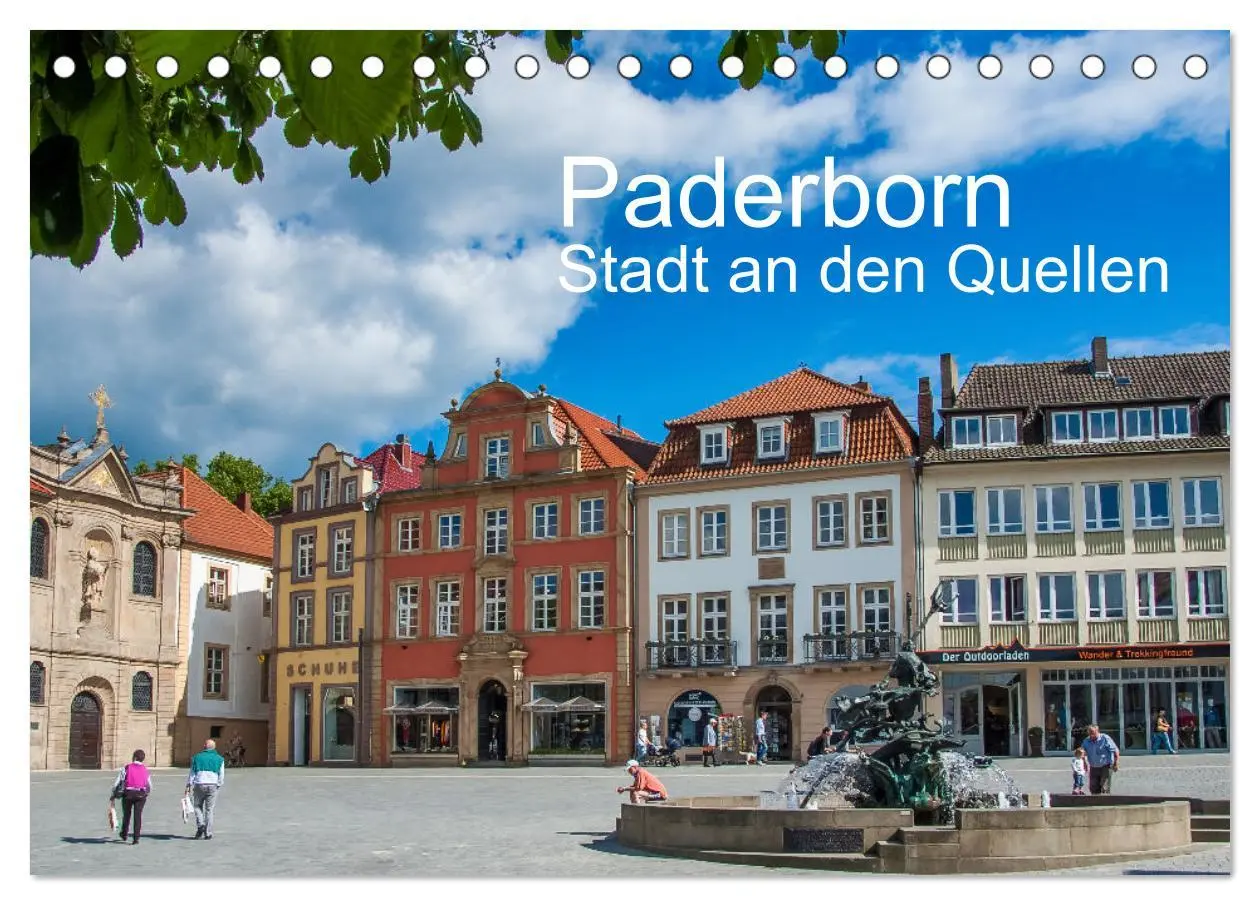Cover: 9783457500712 | PADERBORN - Stadt an den Quellen (Tischkalender 2026 DIN A5 quer),...