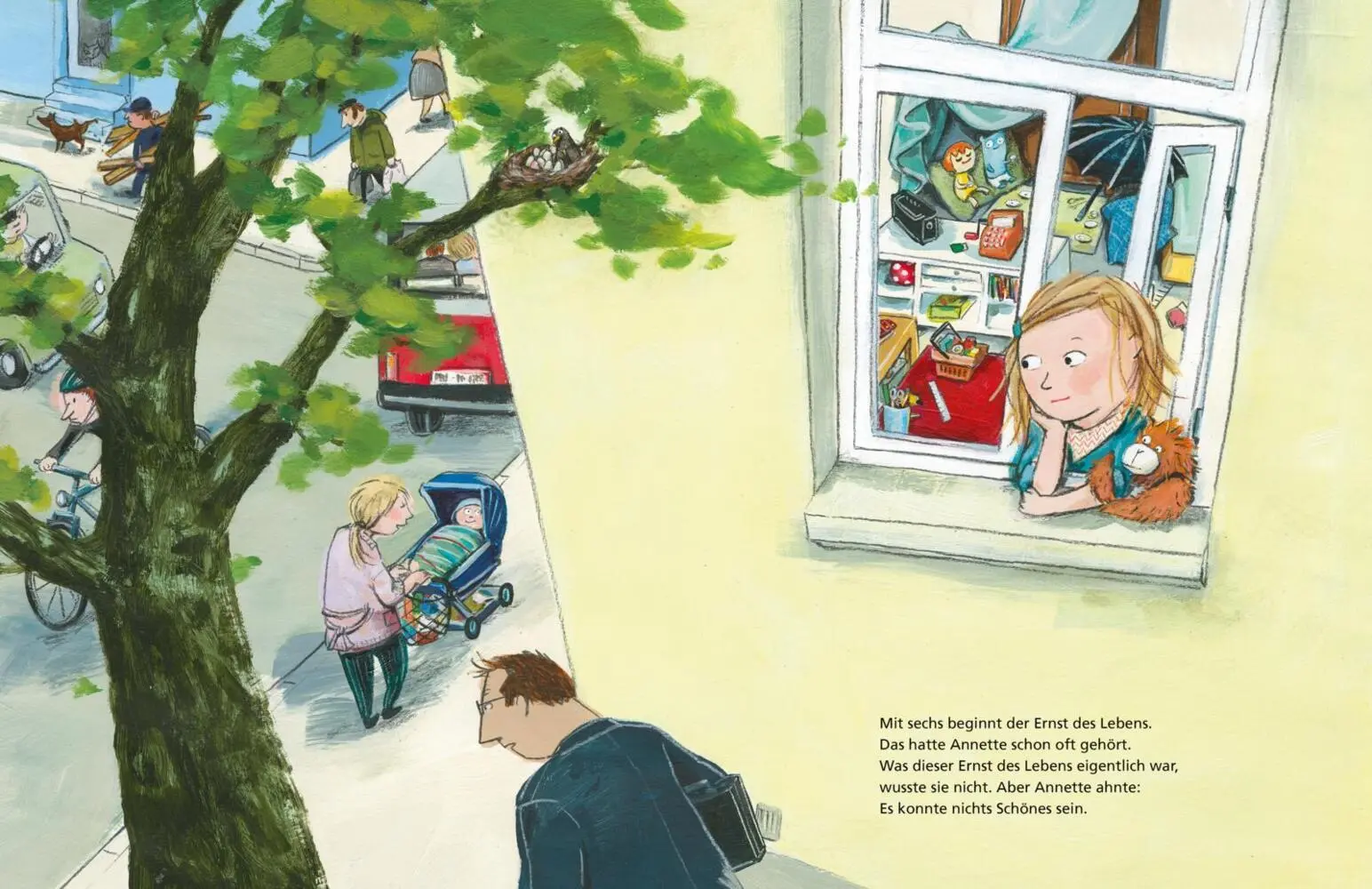 Bild: 9783522460712 | Der Ernst des Lebens | Sabine Jörg | Buch | Gebunden, mit Stickerbogen