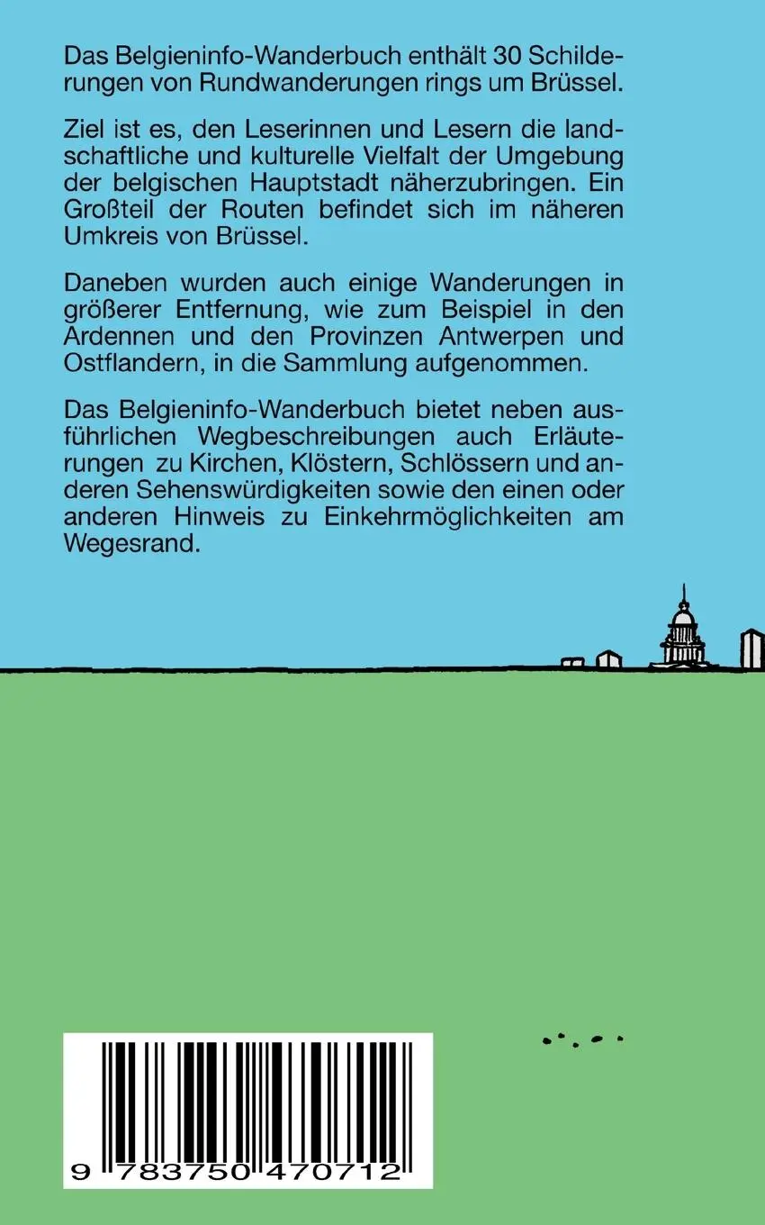 Rückseite: 9783750470712 | Das Belgieninfo-Wanderbuch | Michael Stabenow | Taschenbuch | 106 S.