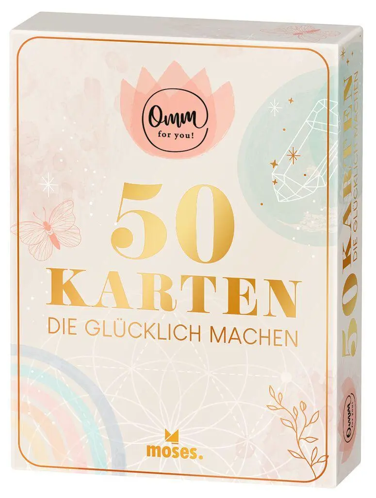Cover: 9783964550712 | Omm for you | 50 Karten, die glücklich machen | Carolin Magunia | Buch