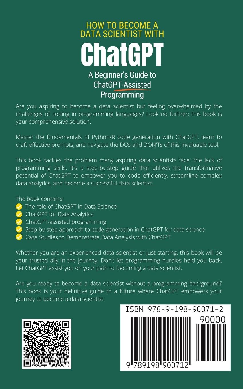 Rückseite: 9789198900712 | How To Become A Data Scientist With ChatGPT | Rafiq Muhammad | Buch