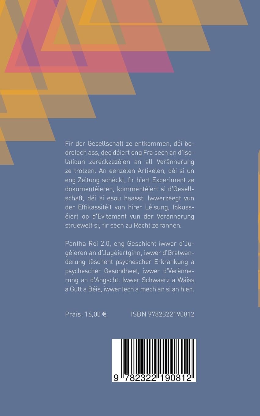 Rückseite: 9782322190812 | Panta Rhei 2.0 | Maryse Hansen | Taschenbuch | Paperback | 176 S.