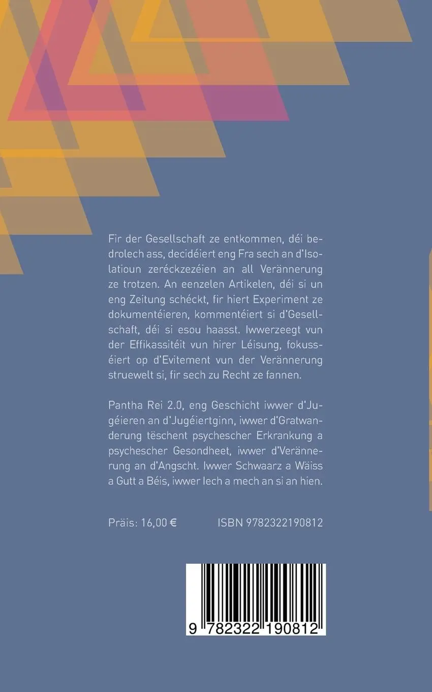 Rückseite: 9782322190812 | Panta Rhei 2.0 | Maryse Hansen | Taschenbuch | 176 S. | Französisch