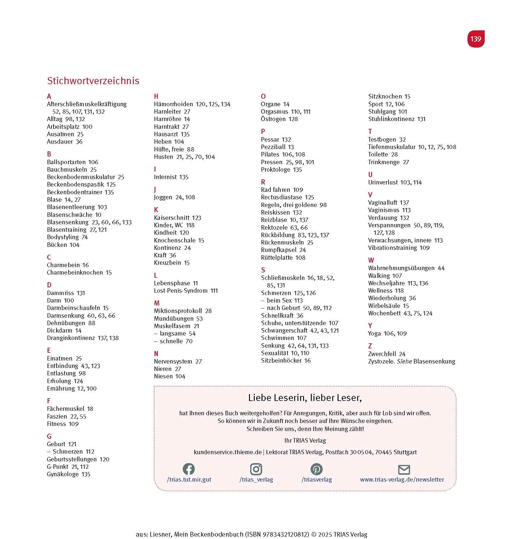 Bild: 9783432120812 | Mein Beckenbodenbuch | Franziska Liesner | Taschenbuch | 144 S. | 2025