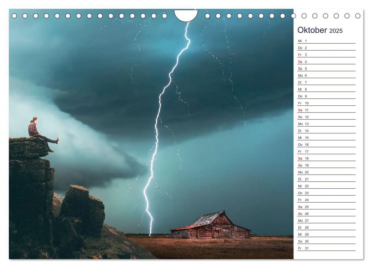 Bild: 9783435260812 | Faszination Blitze beeindruckende Fotos (Wandkalender 2025 DIN A4...