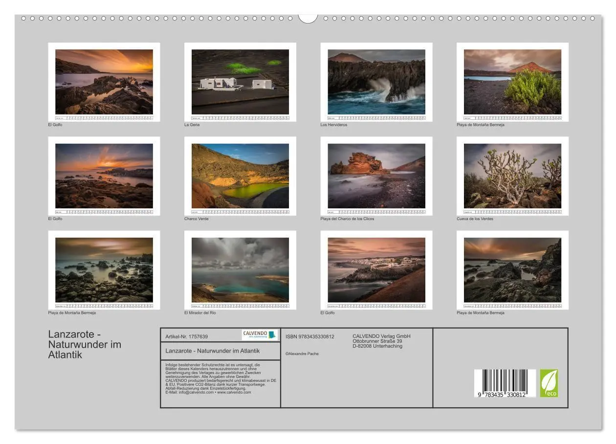Bild: 9783435330812 | Lanzarote - Naturwunder im Atlantik (hochwertiger Premium...
