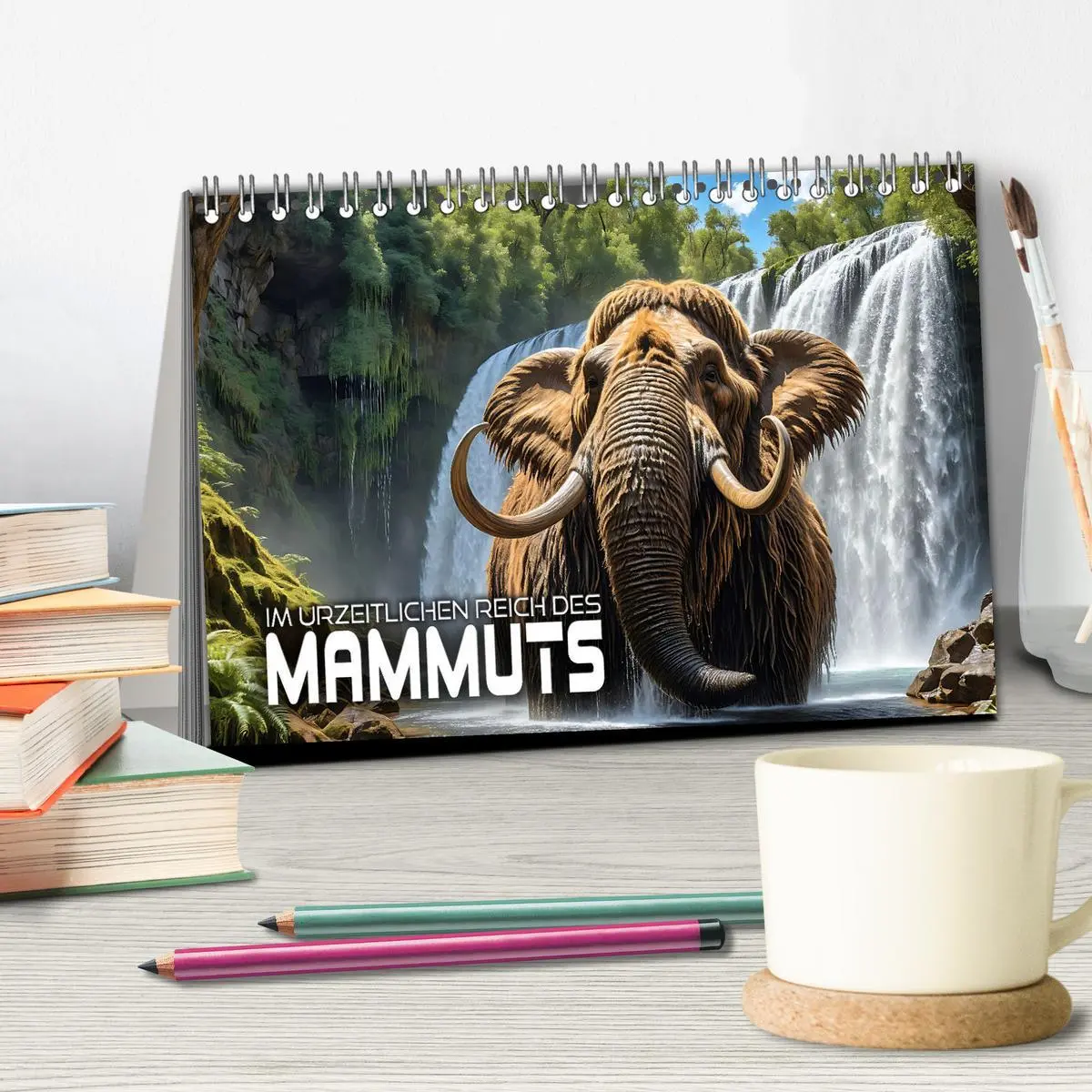 Bild: 9783457420812 | Im urzeitlichen Reich des Mammuts (Tischkalender 2026 DIN A5 quer),...
