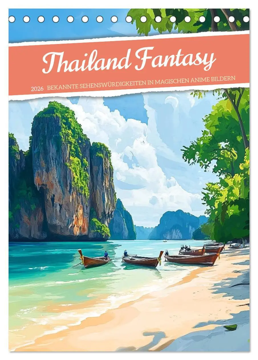 Cover: 9783457800812 | Thailand Fantasie (Tischkalender 2026 DIN A5 hoch), CALVENDO...