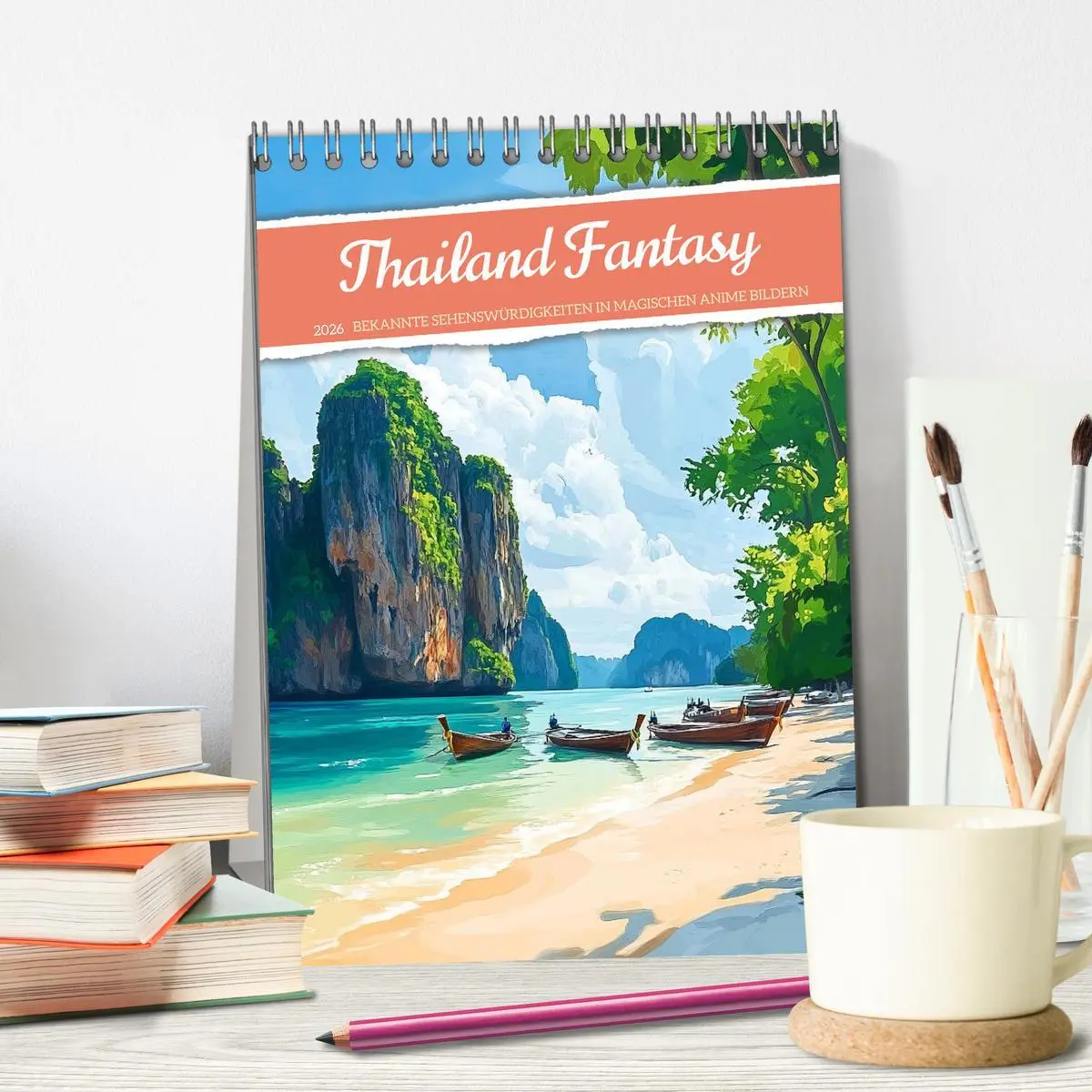 Bild: 9783457800812 | Thailand Fantasie (Tischkalender 2026 DIN A5 hoch), CALVENDO...