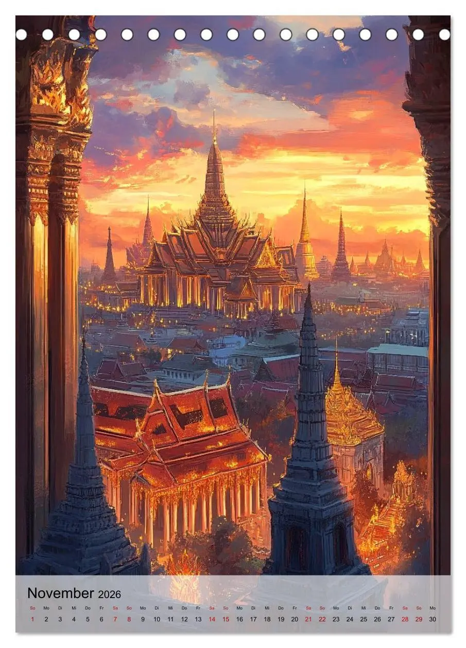 Bild: 9783457800812 | Thailand Fantasie (Tischkalender 2026 DIN A5 hoch), CALVENDO...