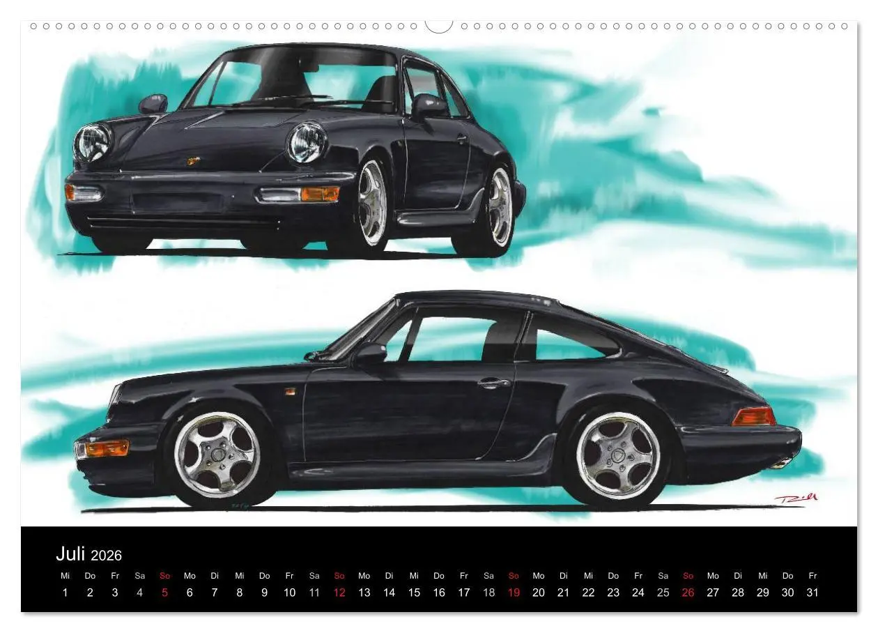 Bild: 9783457970812 | Porsche inspired Artwork by Reinhold Art´s (Wandkalender 2026 DIN...