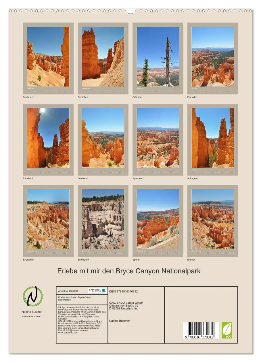 Bild: 9783516370812 | Erlebe mit mir den Bryce Canyon Nationalpark (hochwertiger Premium...