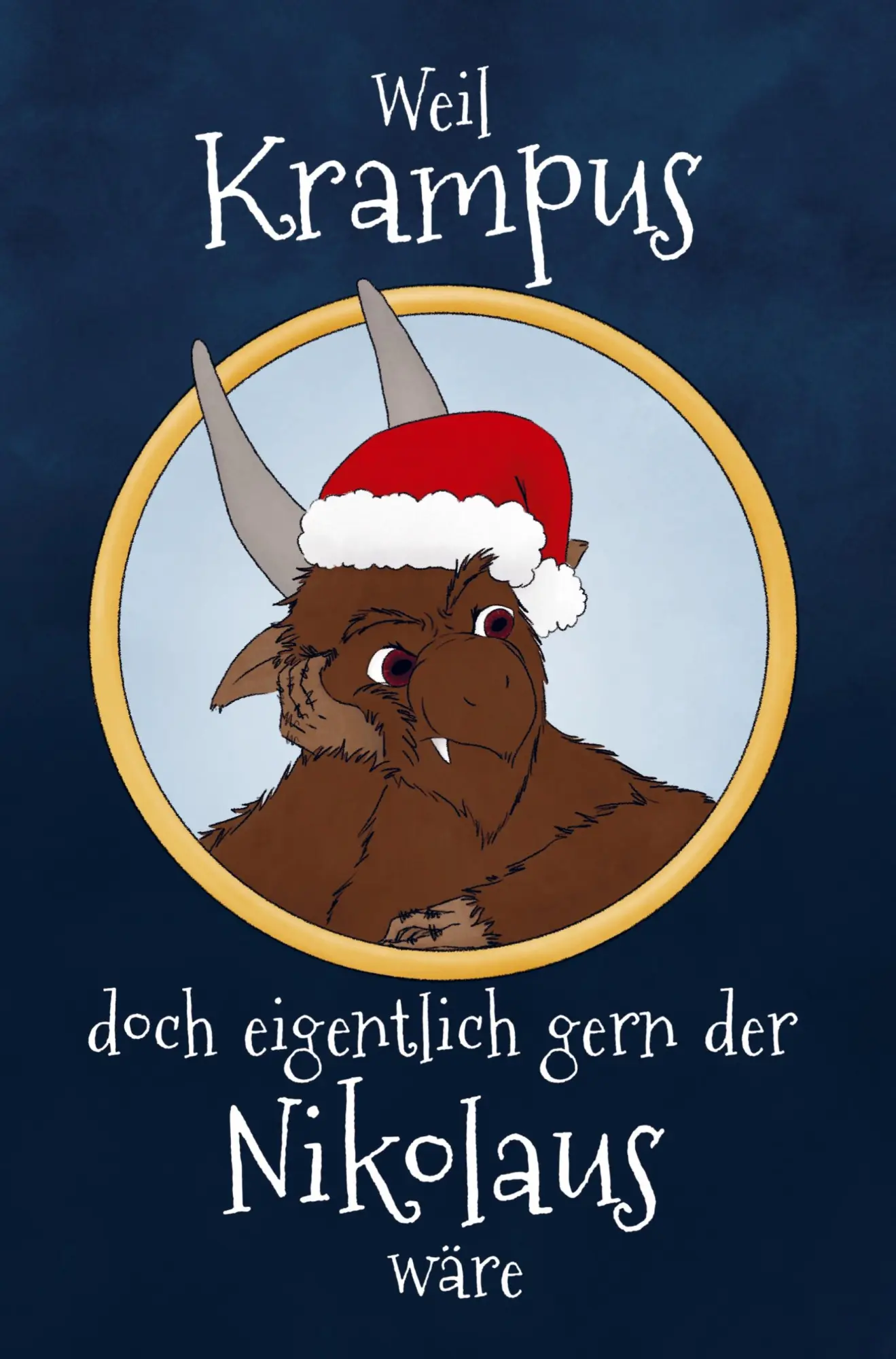 Cover: 9783986010812 | Weil Krampus doch eigentlich gern der Nikolaus wäre | Malin Hauch