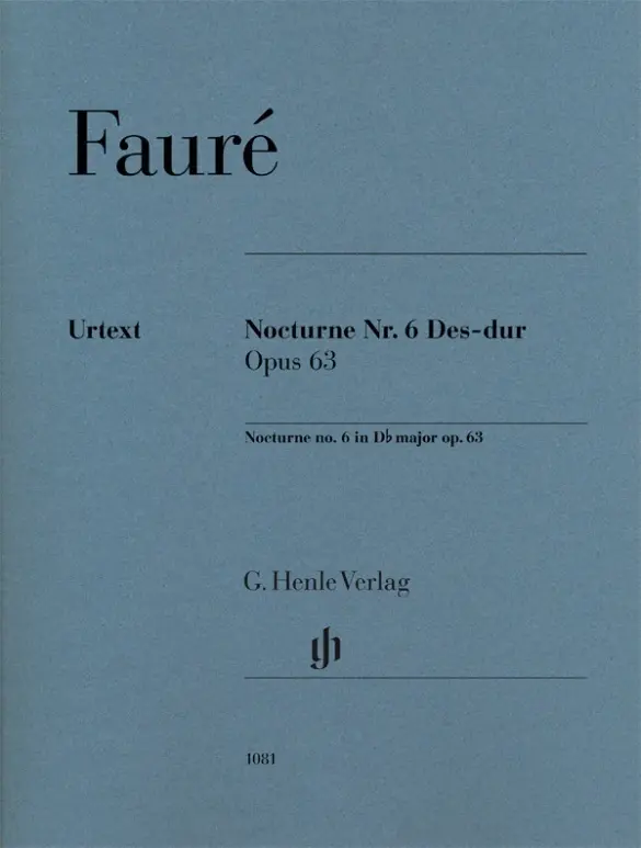 Cover: 9790201810812 | Gabriel Fauré - Nocturne Nr. 6 Des-dur op. 63 | Felix Loy | Buch