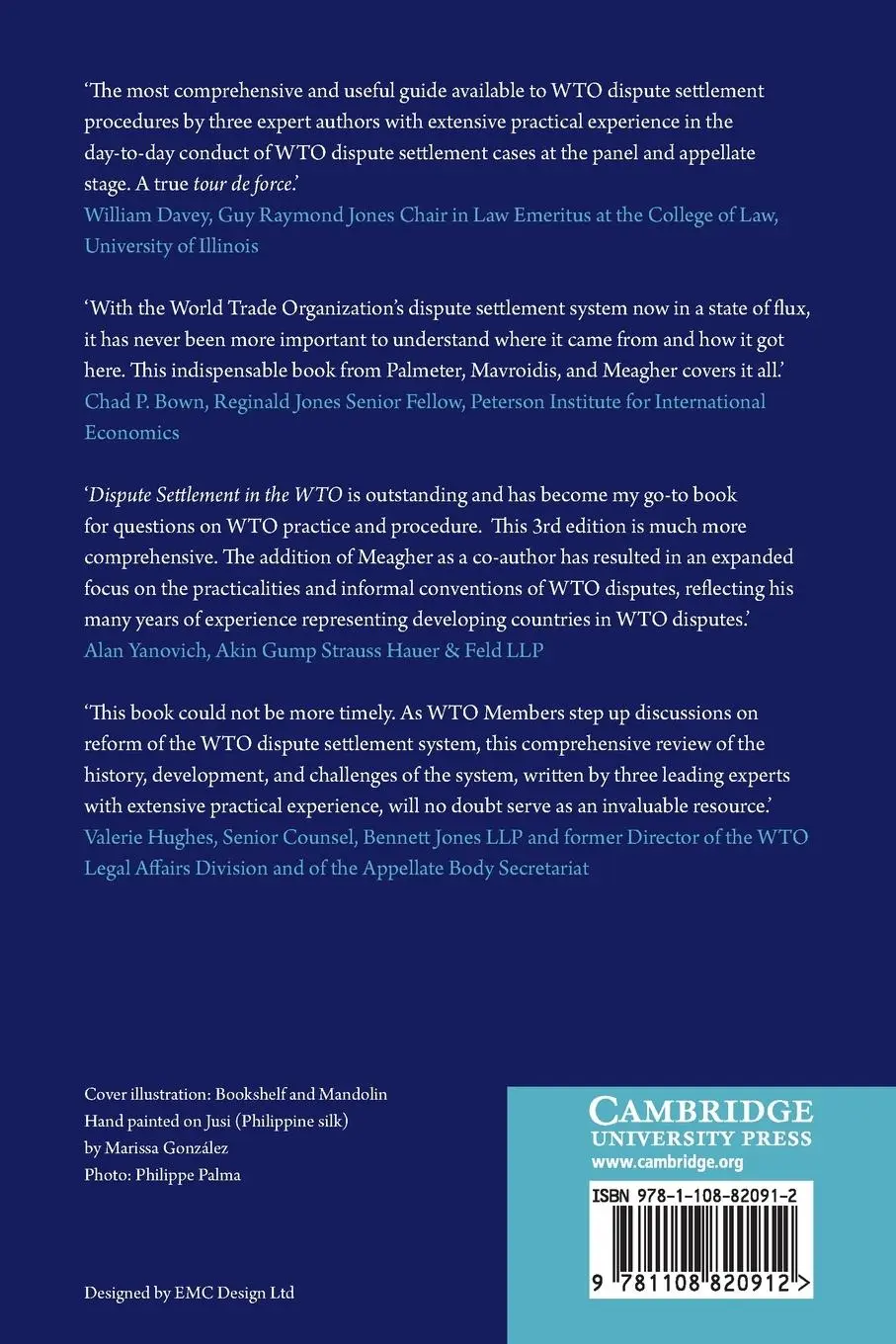 Rückseite: 9781108820912 | Dispute Settlement in the World Trade Organization | Palmeter (u. a.)
