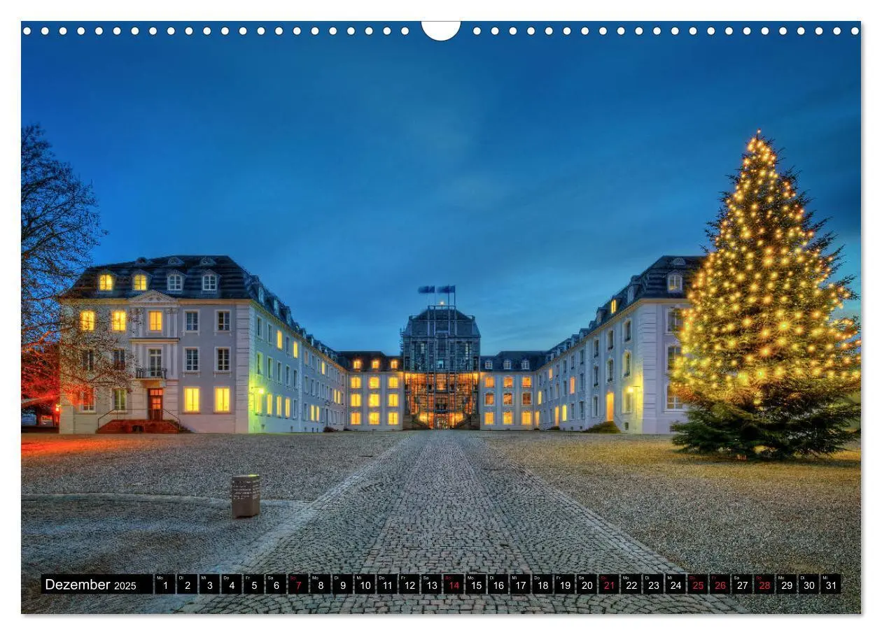 Bild: 9783435320912 | City Lights Saarbrücken (Wandkalender 2025 DIN A3 quer), CALVENDO...