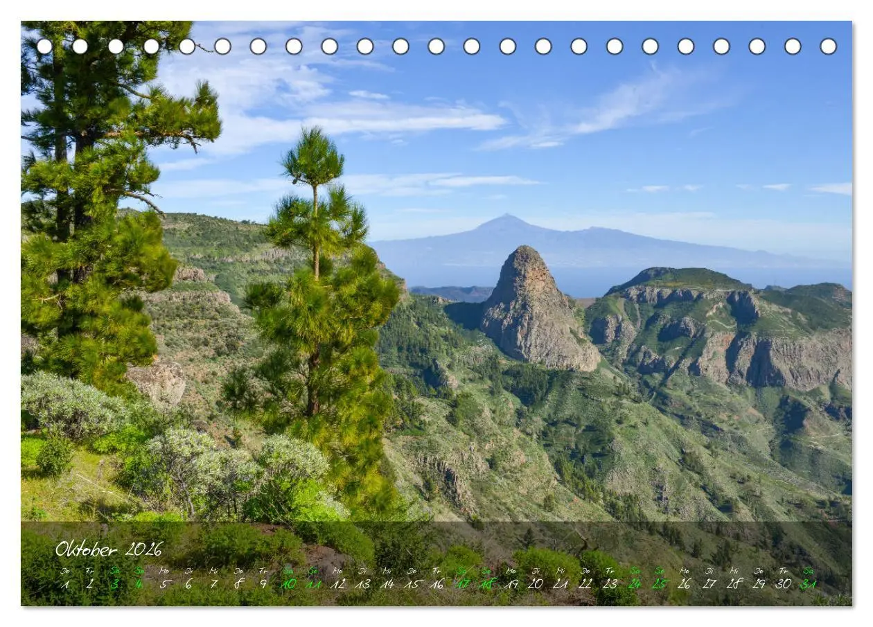 Bild: 9783457650912 | Magisches La Gomera (Tischkalender 2026 DIN A5 quer), CALVENDO...
