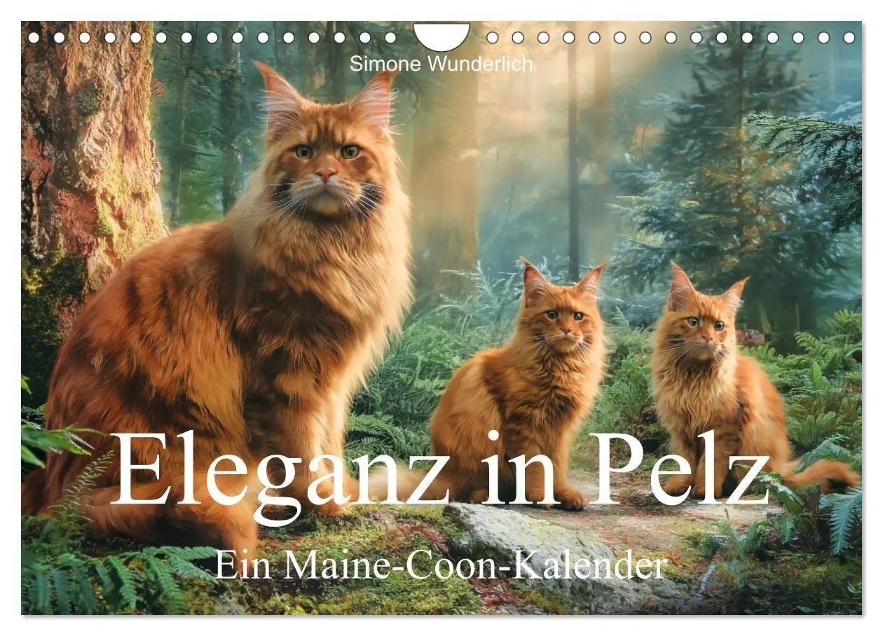 Cover: 9783516810912 | Eleganz in Pelz - ein Maine Coon - Kalender (Wandkalender 2027 DIN...