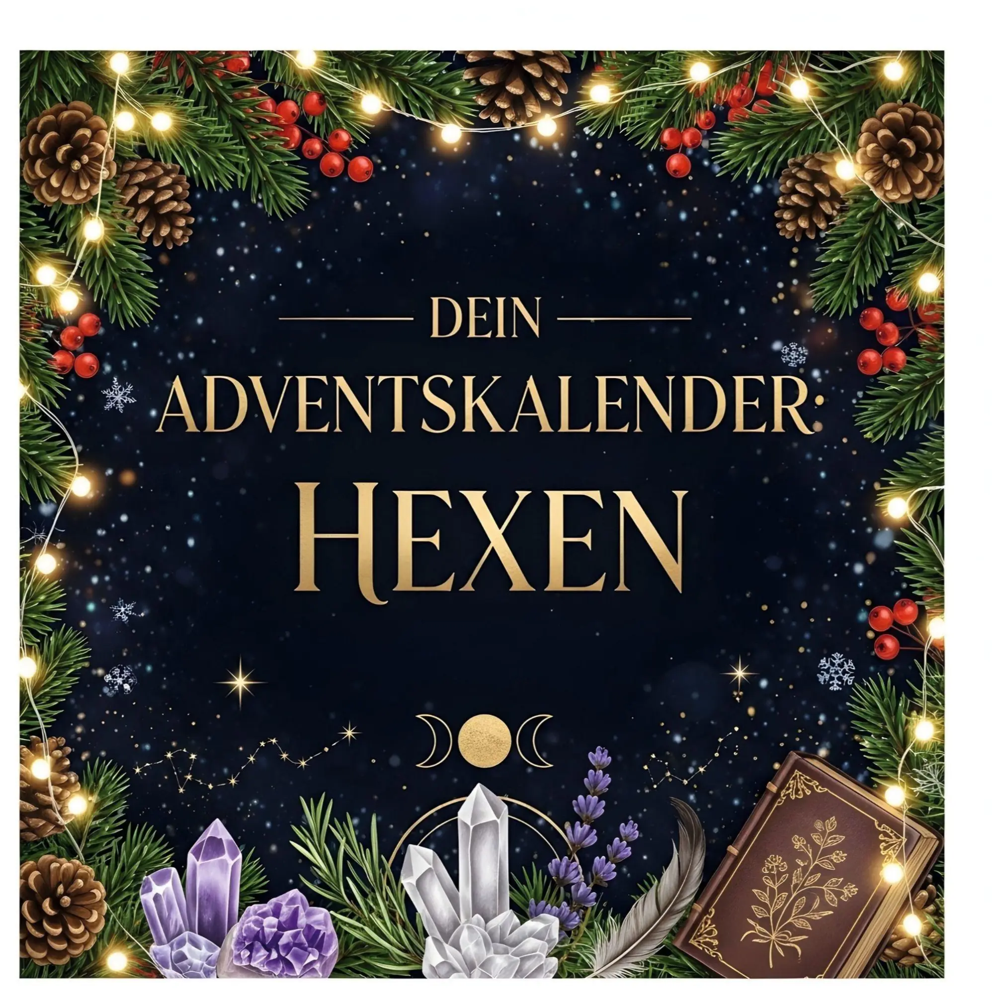 Cover: 9783695320912 | Dein Adventskalender: Hexen | 24 inspirierende Tage bis Weihnachten