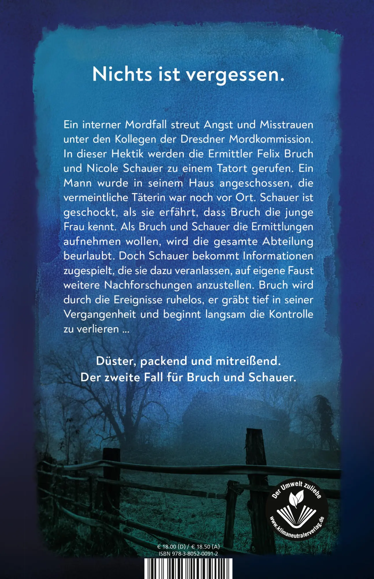 Rückseite: 9783805200912 | Bruch: In eisigen Nächten | Frank Goldammer | Taschenbuch | 416 S.
