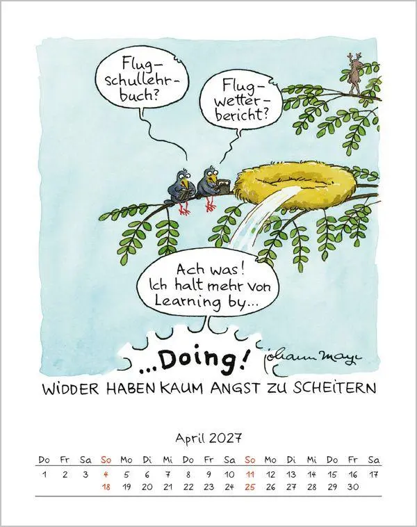 Bild: 9783819300912 | Widder 2027 | Verlag Korsch | Kalender | Spiralbindung | 13 S. | 2027
