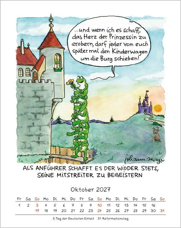 Bild: 9783819300912 | Widder 2027 | Verlag Korsch | Kalender | Spiralbindung | 13 S. | 2027