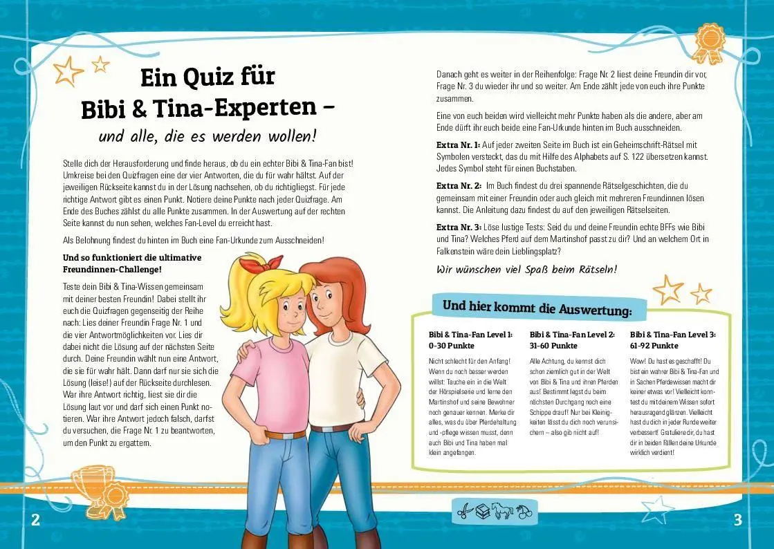Bild: 9783849930912 | Bibi &amp; Tina - Das Quiz für Fans | Svenja Dieken | Taschenbuch | 128 S.