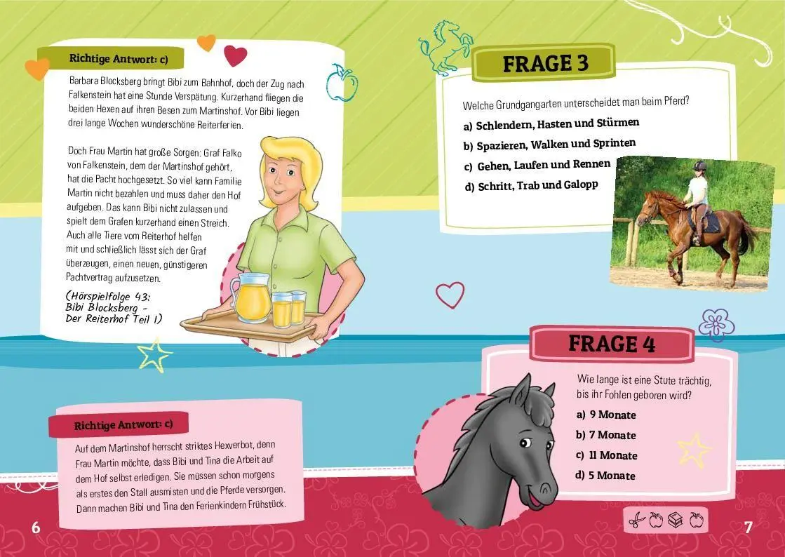 Bild: 9783849930912 | Bibi &amp; Tina - Das Quiz für Fans | Svenja Dieken | Taschenbuch | 128 S.