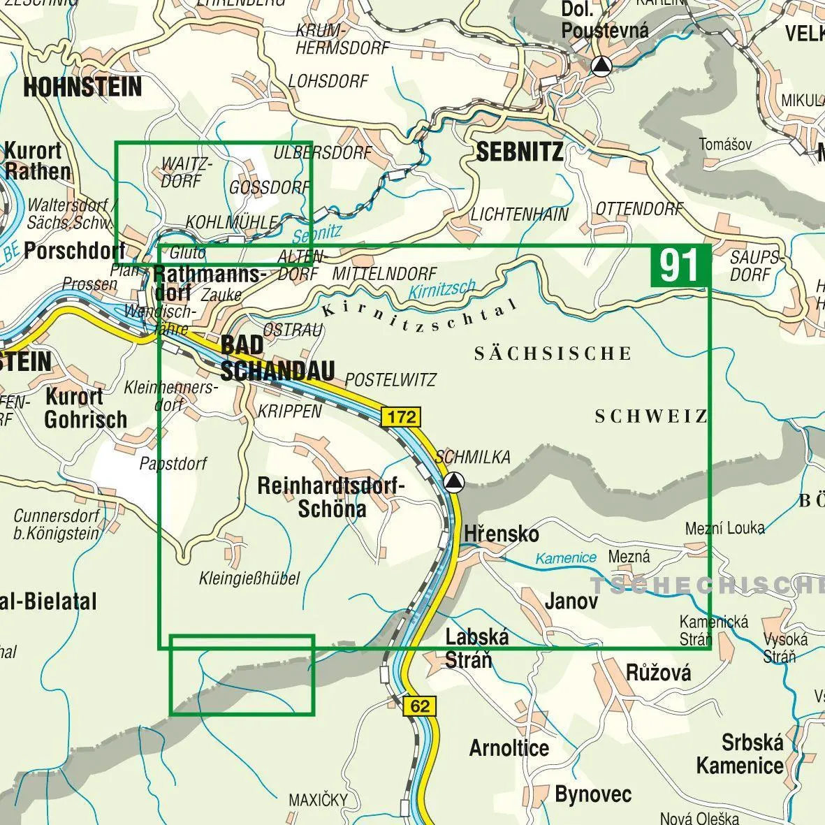 Bild: 9783868430912 | Hintere Sächsische Schweiz Blatt 1 - Schrammsteine, Affensteine,...