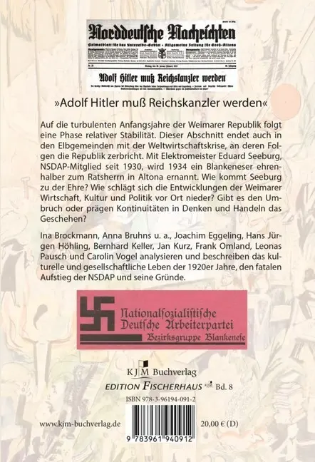 Bild: 9783961940912 | Blankenese in der Weimarer Republik | V. | Taschenbuch | 288 S. | 2019