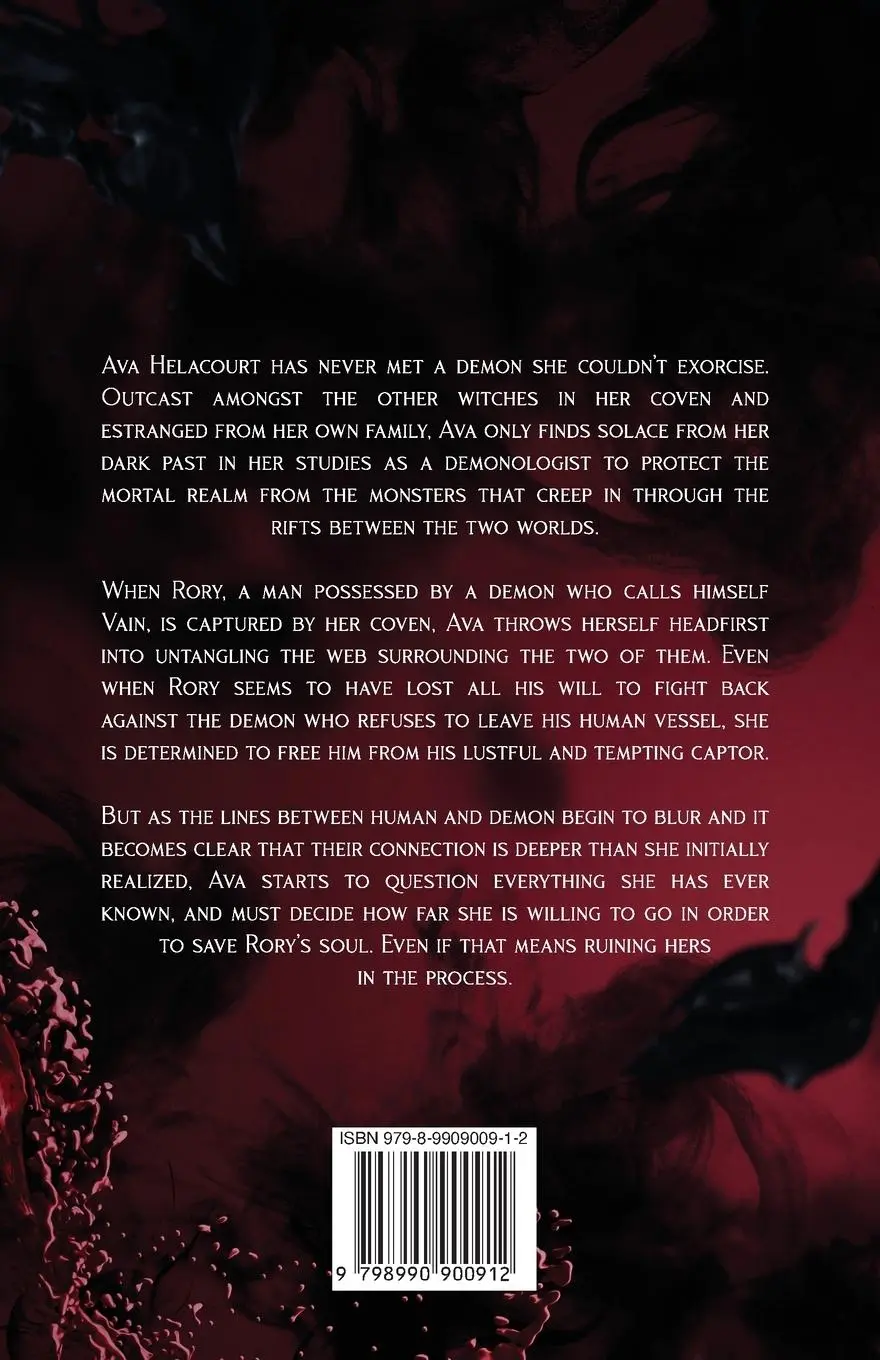 Rückseite: 9798990900912 | A Study of Blood and Ichor | Katia Black | Taschenbuch | Englisch