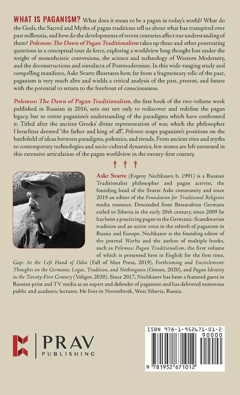 Rückseite: 9781952671012 | Polemos | The Dawn of Pagan Traditionalism | Askr Svarte | Buch | 2020