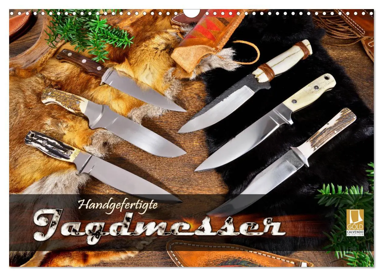 Cover: 9783457781012 | Handgefertigte Jagdmesser (Wandkalender 2026 DIN A3 quer), CALVENDO...