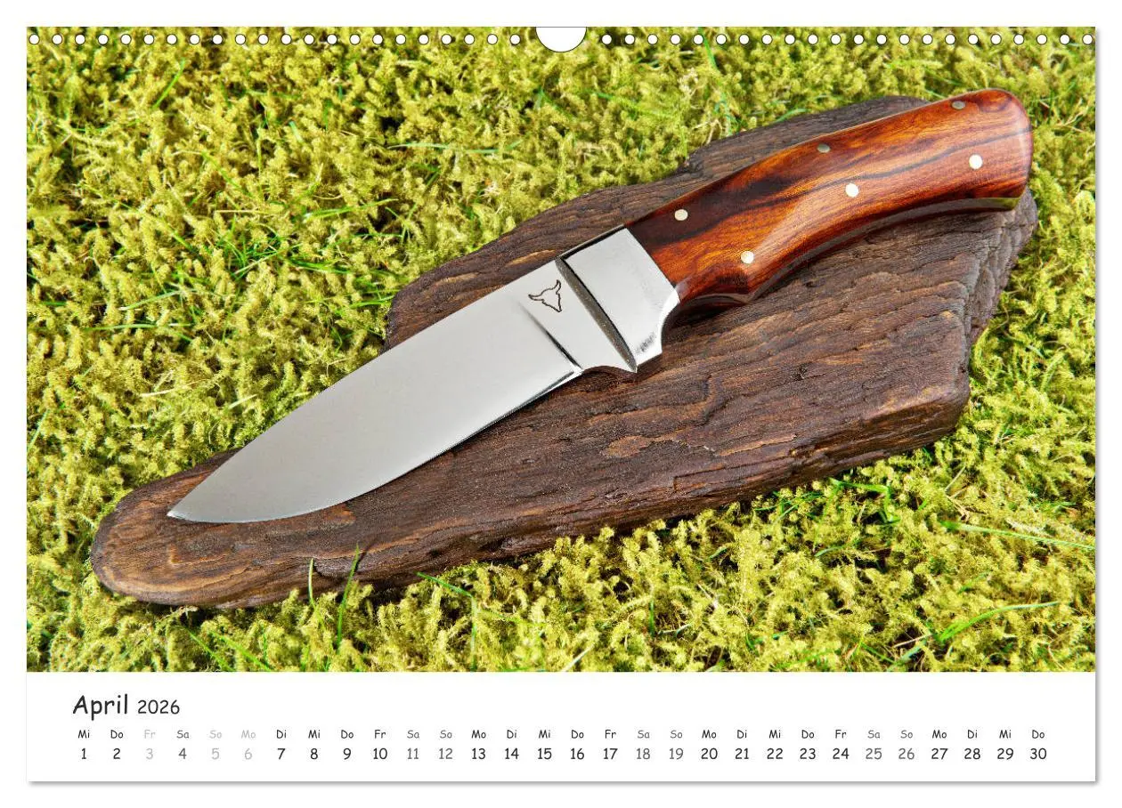 Bild: 9783457781012 | Handgefertigte Jagdmesser (Wandkalender 2026 DIN A3 quer), CALVENDO...