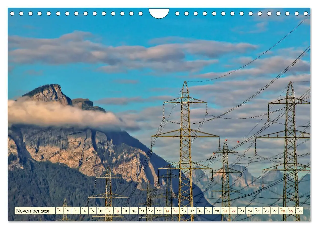 Bild: 9783457921012 | Strommasten - Wege des Stroms (Wandkalender 2026 DIN A4 quer),...