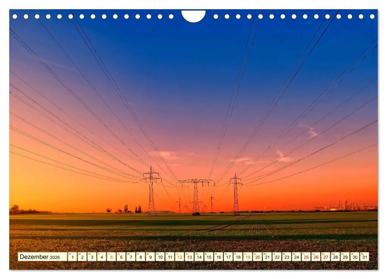 Bild: 9783457921012 | Strommasten - Wege des Stroms (Wandkalender 2026 DIN A4 quer),...