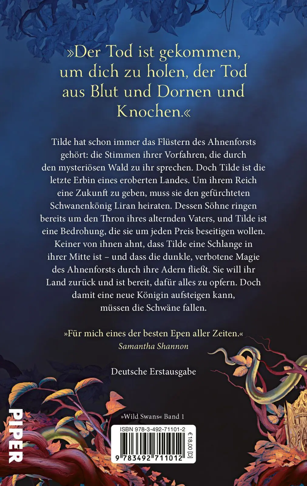 Rückseite: 9783492711012 | A Snake among Swans | Hannah Kaner | Taschenbuch | 592 S. | Deutsch
